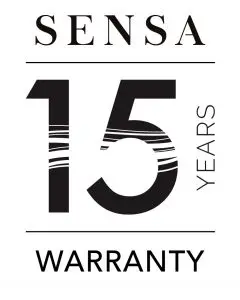 Sensa 15 years warranty logo